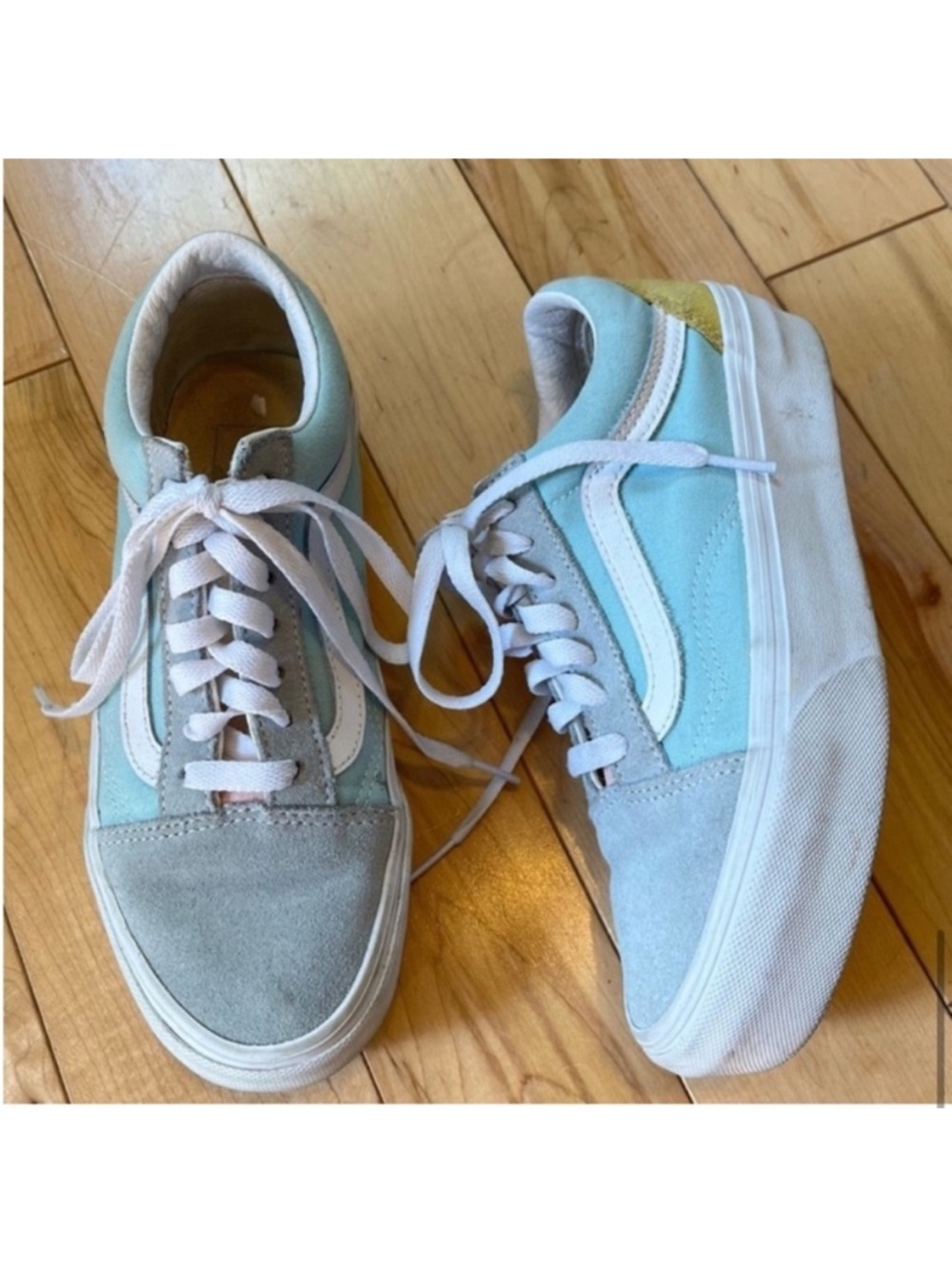 Vans Old Skool PlatformPastel Colorblock Sneakers size six (6) - Picture 9 of 9